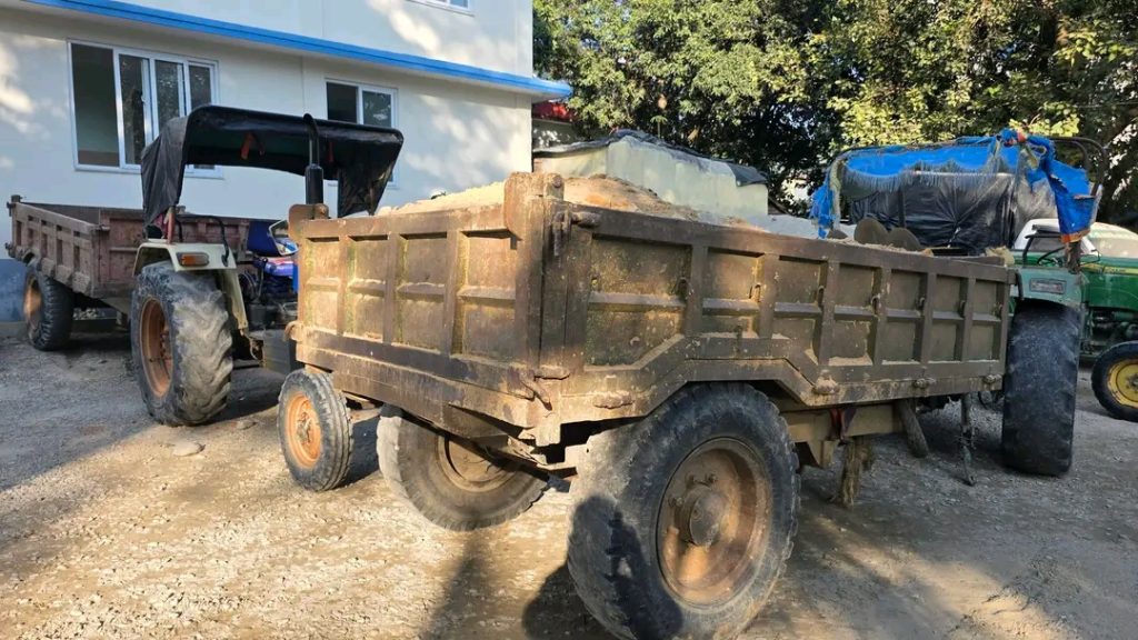 मकवानपुरमा अवैध नदीजन्य पदार्थ उत्खनन गर्ने १३  ट्याक्टर नियन्त्रणमा 