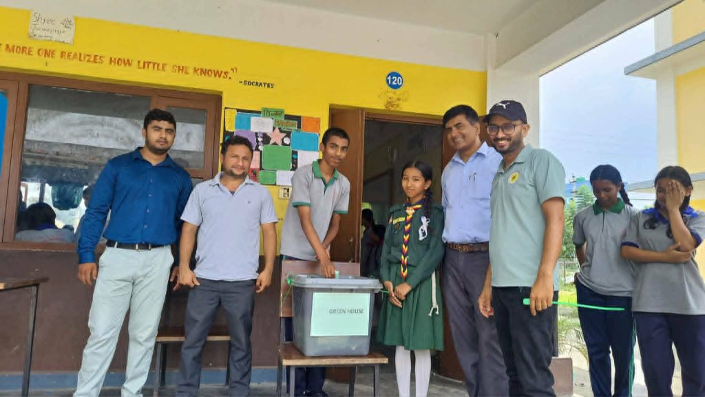 जनप्रिय मावि हटियामा नमूना निर्वाचन सम्पन्न