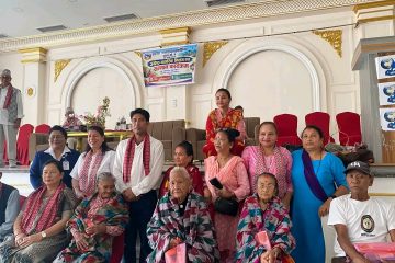 हेटौँडा–१ मा ९० वर्षमाथिका १२ ज्येष्ठ नागरिक सम्मानित